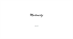 Desktop Screenshot of michaelmarkowsky.com